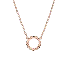 Load image into Gallery viewer, CARINE Multi ball open circle necklace
