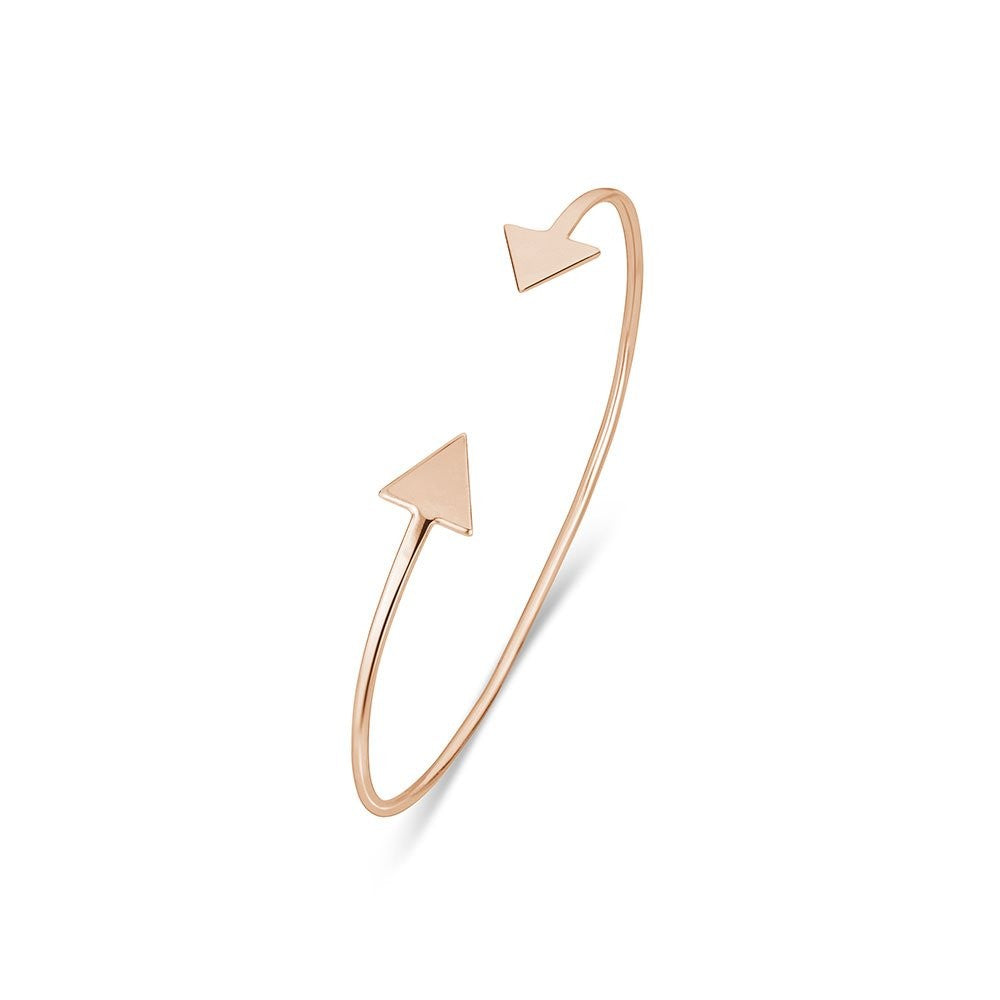 ZALI Rose Gold Arrow head Bangle