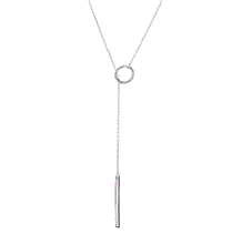 Load image into Gallery viewer, OAKLEY- Open loop drop though Necklace
